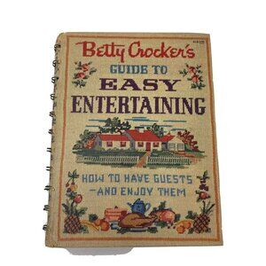 Betty Crocker's Guide to Easy Entertaining 1st ed 1st printing spiral bound 1959